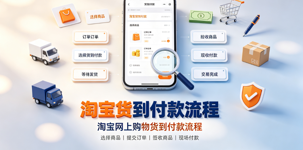 淘宝货到付款流程_淘宝网上购物货到付款流程详解
