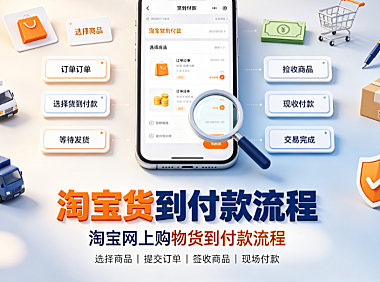 淘宝货到付款流程_淘宝网上购物货到付款流程详解