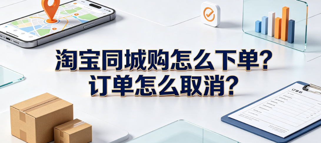 淘宝同城购怎么下单?订单怎么取消?