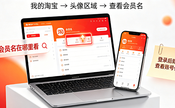 淘宝账号会员名怎么查？淘宝会员名在哪里看？
