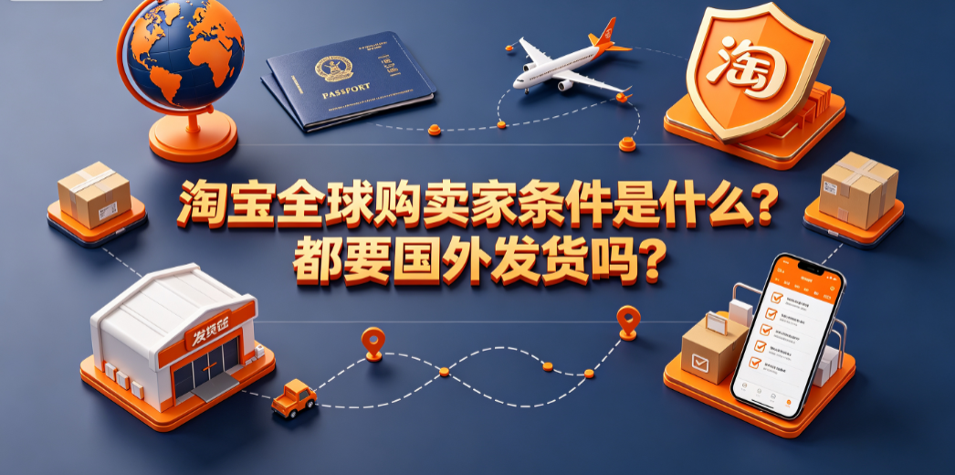 淘宝全球购卖家条件是什么?都要国外发货吗?