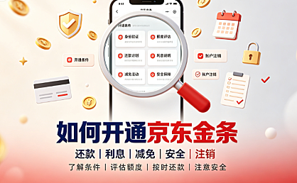 如何开通京东金条?怎么还款?利息高吗?如何减免利息?安全吗?能注销吗?