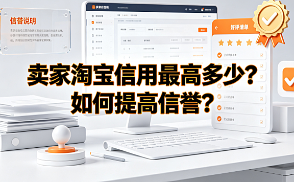 卖家淘宝信用最高多少?如何提高信誉?
