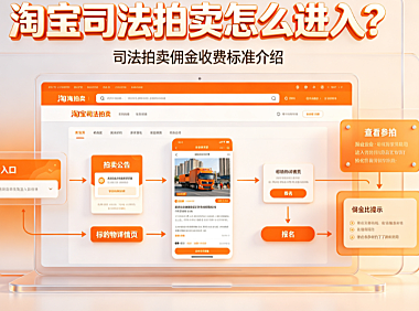 淘宝司法拍卖怎么进入佣金收费标准介绍操作指南