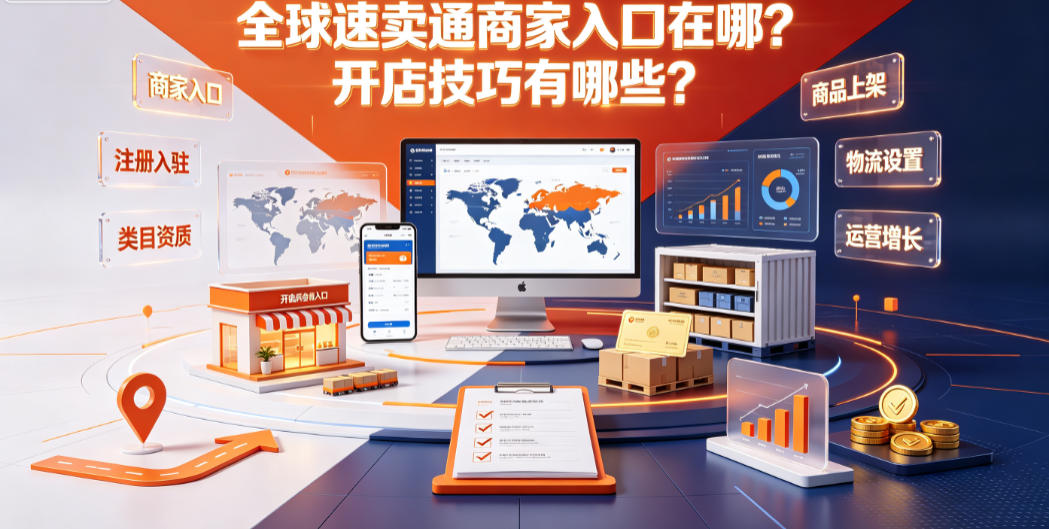 全球速卖通商家入口在哪?开店技巧有哪些?