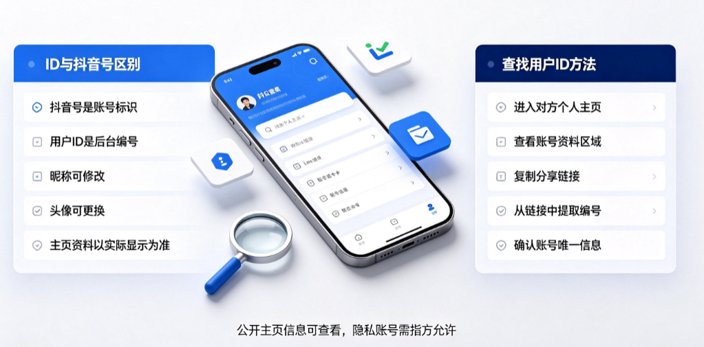 抖音用户ID是不是就是抖音号？怎么查找用户ID？