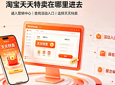 淘宝天天特卖在哪里进去?报名难吗?