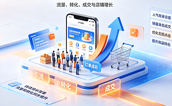 淘宝店如何增加人气和销量?增加人气和销量的区别是什么?运营实战解析