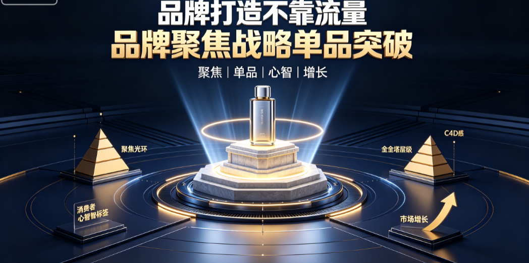 品牌打造不靠流量,品牌聚焦战略单品突破