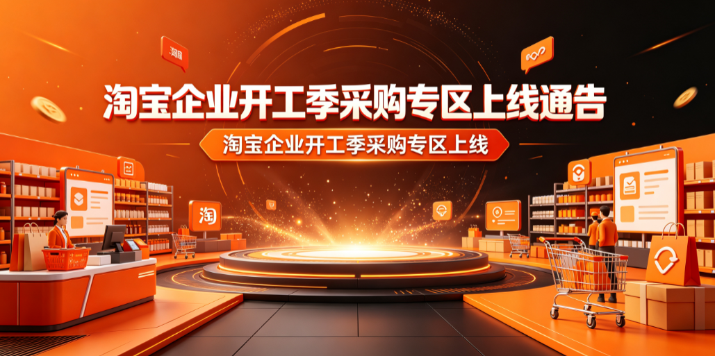 淘宝企业开工季采购专区上线通告与使用指南