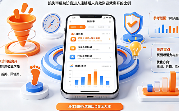 淘宝跳失率是什么意思?多少正常?