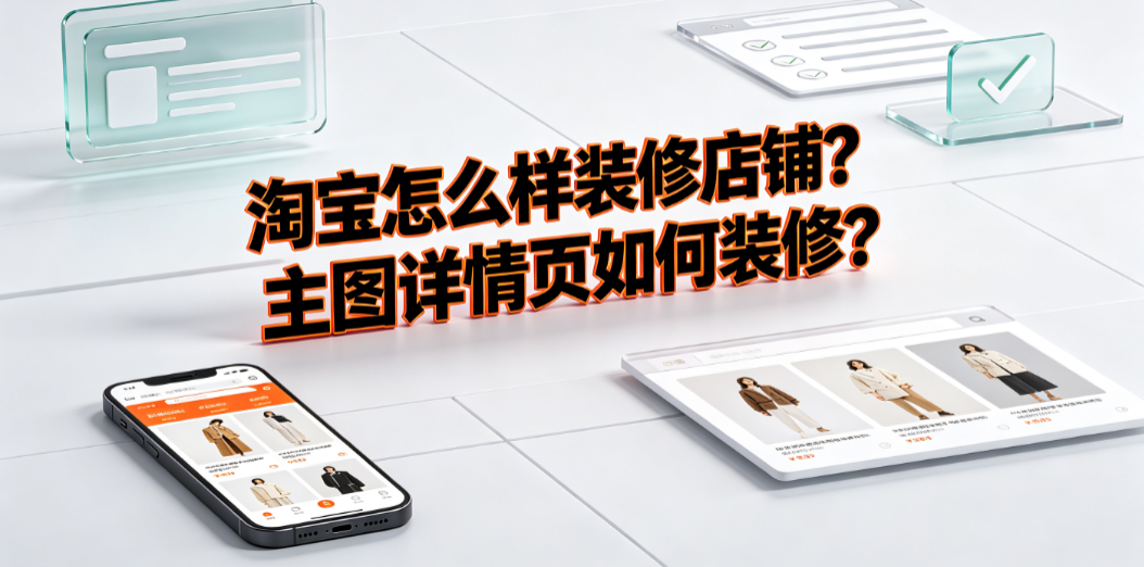 淘宝怎么样装修店铺?主图详情页如何装修? 视觉营销实操指南
