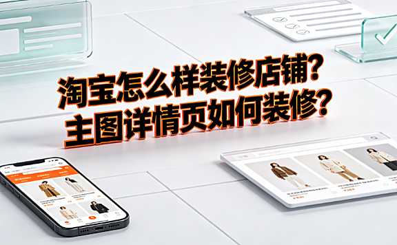 淘宝怎么样装修店铺?主图详情页如何装修? 视觉营销实操指南