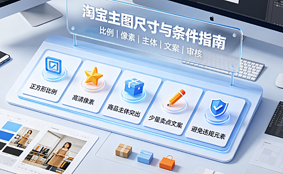 淘宝主图尺寸大小是多少?需要什么条件?_视觉规范与点击率优化