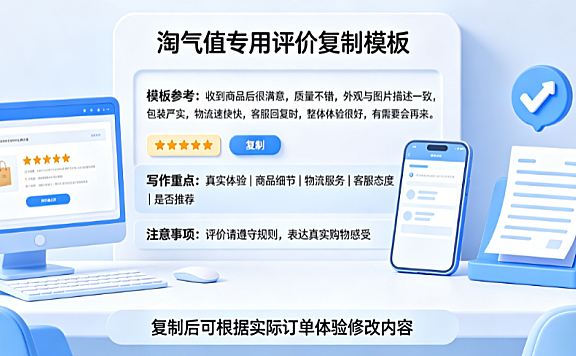 淘宝八十字评价淘气值,淘气值专用评价复制