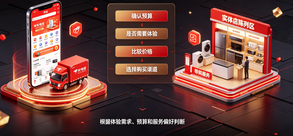 京东买的电器和实体店有什么区别?哪个好一些?