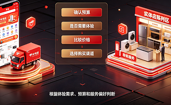 京东买的电器和实体店有什么区别?哪个好一些?