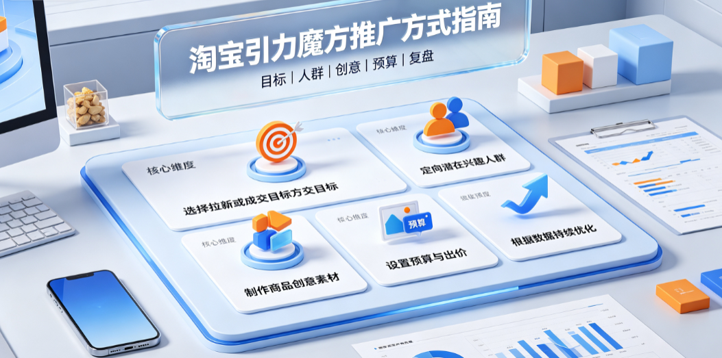 淘宝引力魔方是什么意思?引力魔方推广的主要方式
