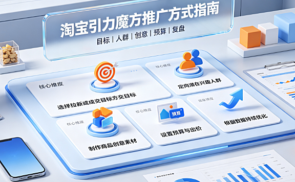 淘宝引力魔方是什么意思?引力魔方推广的主要方式