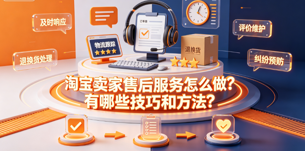 淘宝卖家售后服务怎么做?有哪些技巧和方法?