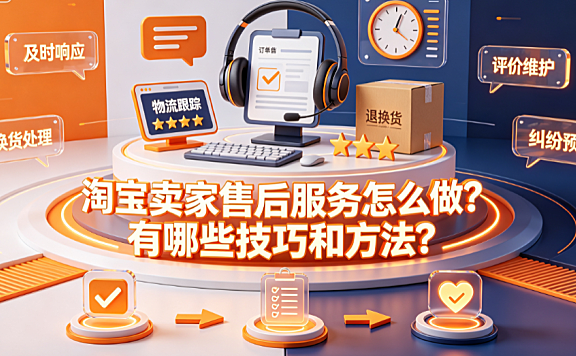 淘宝卖家售后服务怎么做?有哪些技巧和方法?