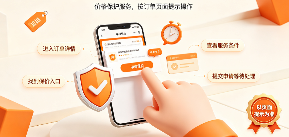 淘宝保价服务是什么?怎么申请?
