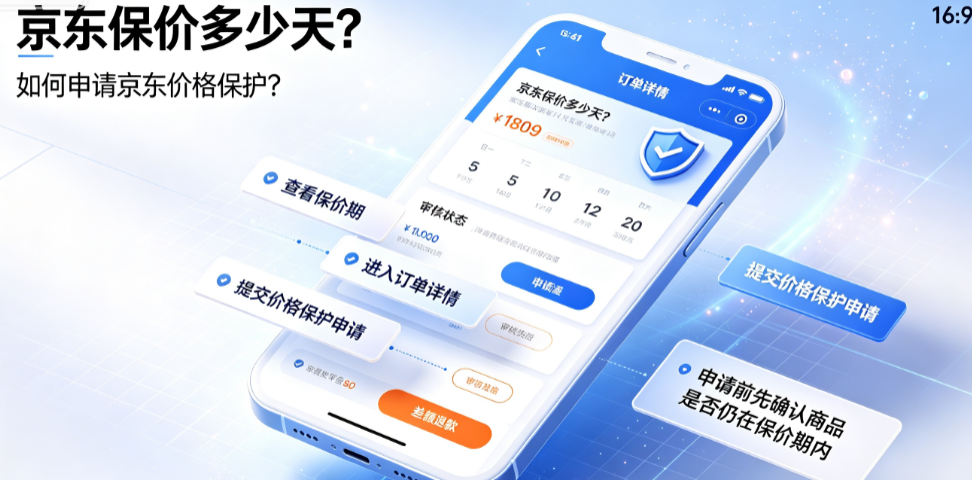 京东保价多少天?如何申请京东价格保护?