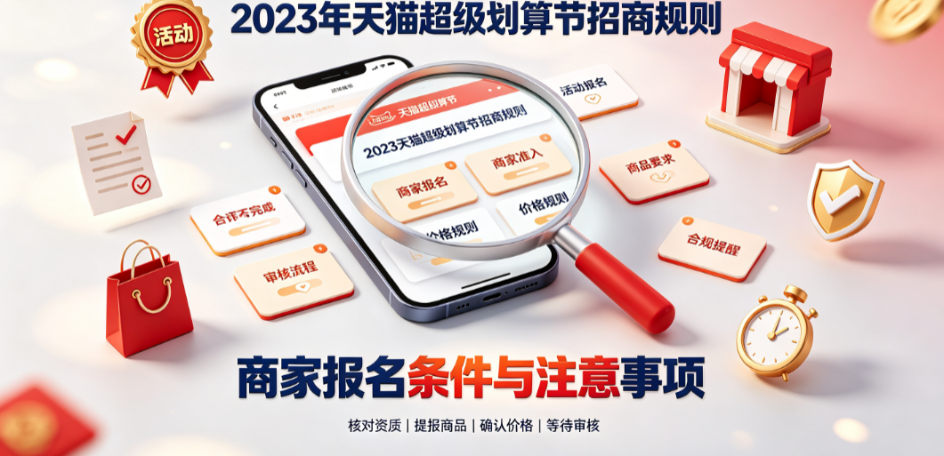2023年天猫超级划算节招商规则详解与商家实操指南