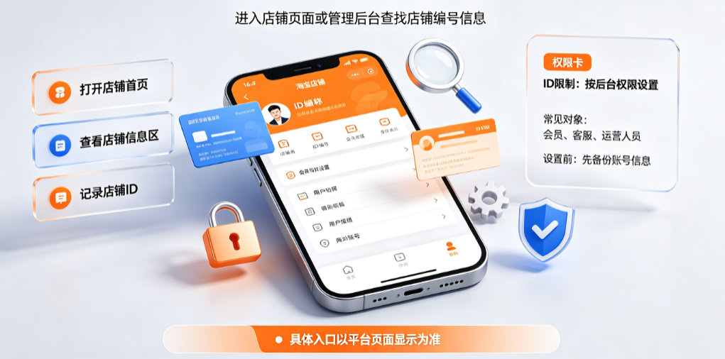 淘宝店铺id怎么查看?id限制怎么设置?