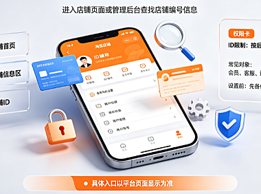 淘宝店铺id怎么查看?id限制怎么设置?