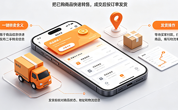 闲鱼上的一键转卖是什么意思?怎么发货?_操作指南与避坑