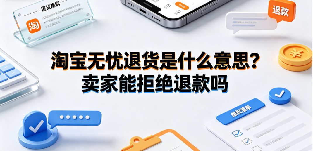 淘宝无忧退货是什么意思?卖家能拒绝退款吗?售后全解析