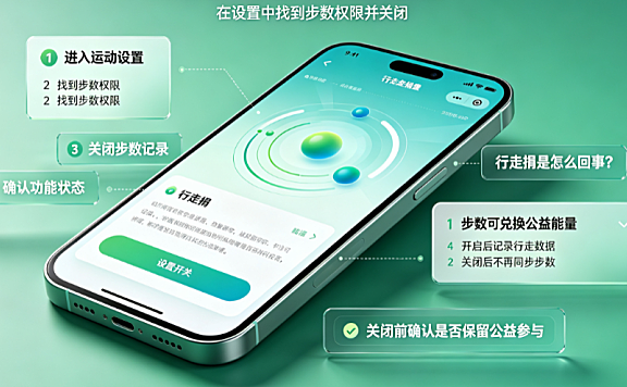 蚂蚁森林怎么关闭行走？行走捐是怎么回事？