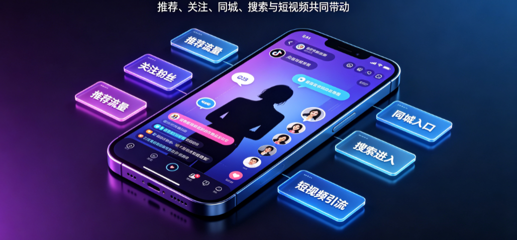 抖音直播间的人气来源有哪些?怎样增加人气?