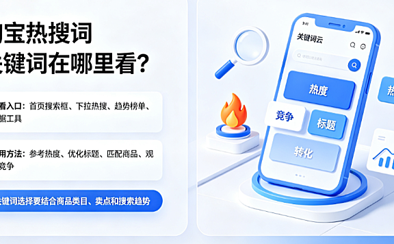 淘宝热搜词关键词在哪里看?怎么用?