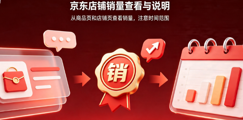 京东如何显示店铺销量?京东销量是月销量吗?