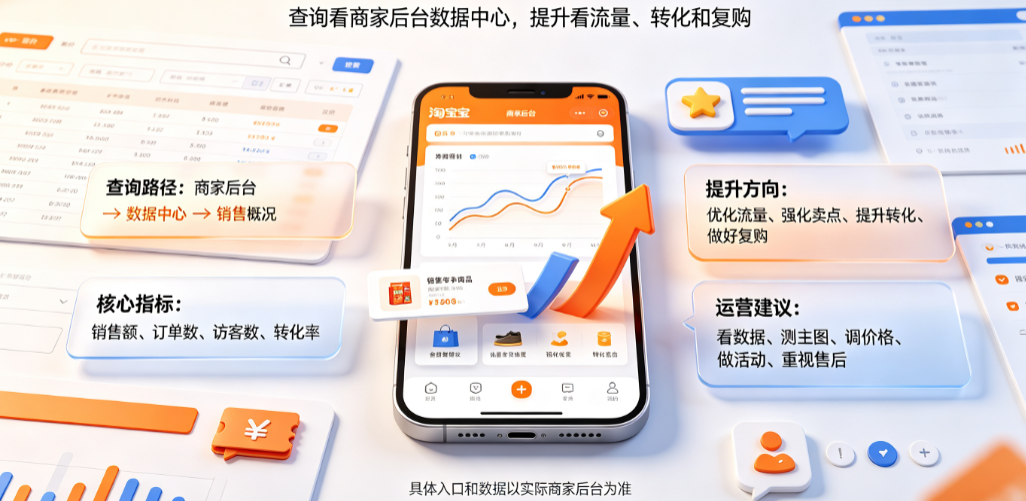 淘宝销售额在哪里查询？如何提升？