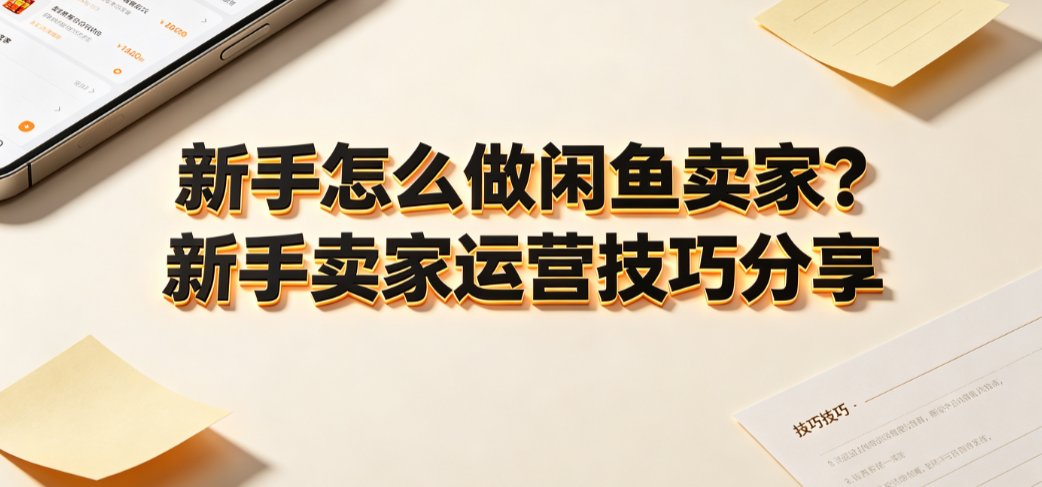 新手怎么做闲鱼卖家?新手卖家运营技巧分享