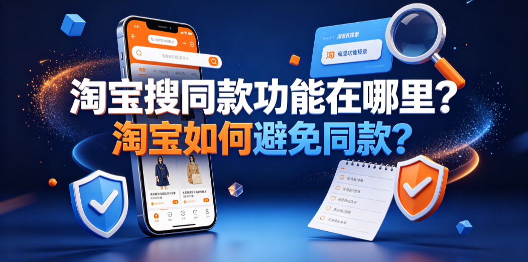 淘宝搜同款功能在哪里?淘宝如何避免同款? 商家与消费者实操指南