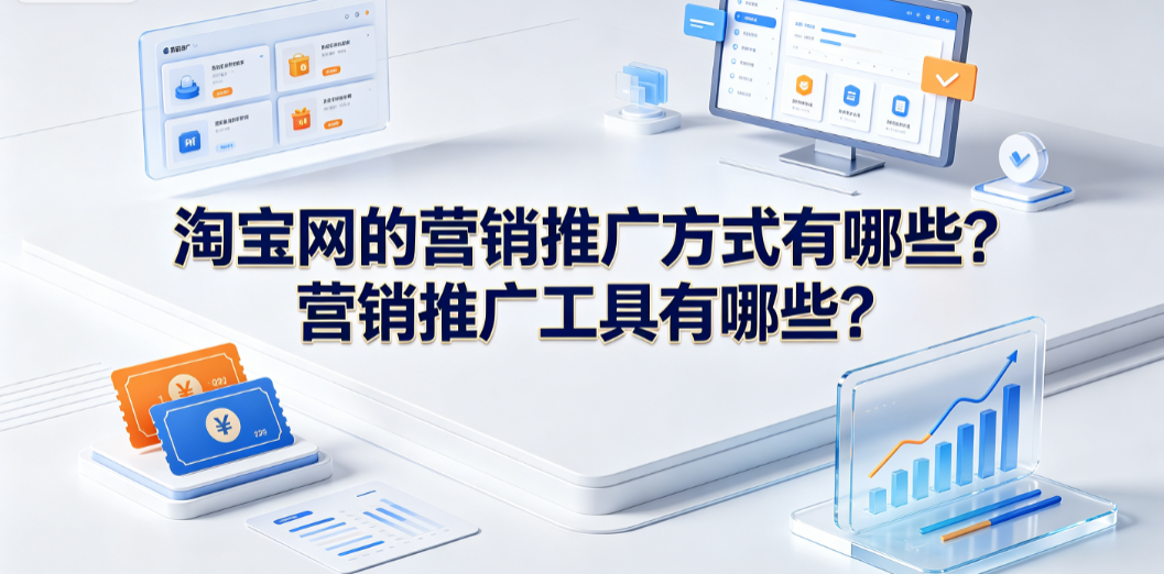 淘宝网的营销推广方式有哪些?营销推广工具有哪些?