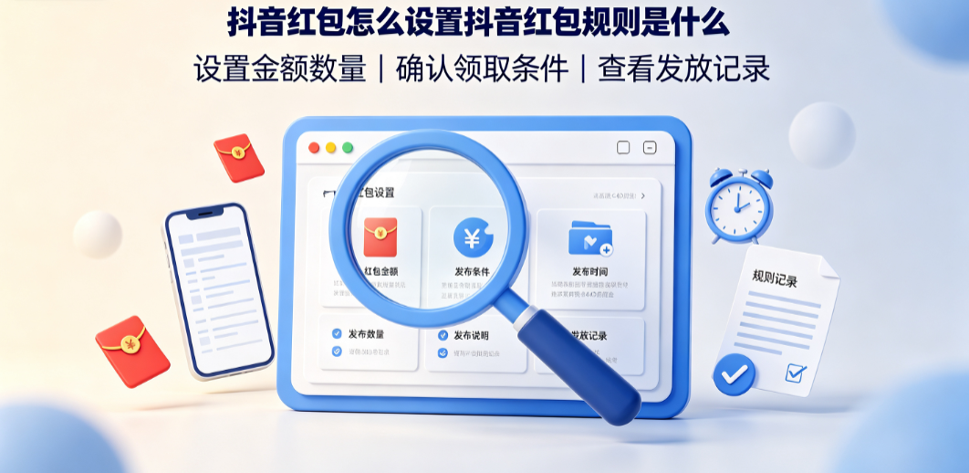 抖音红包怎么设置?抖音红包规则是什么?