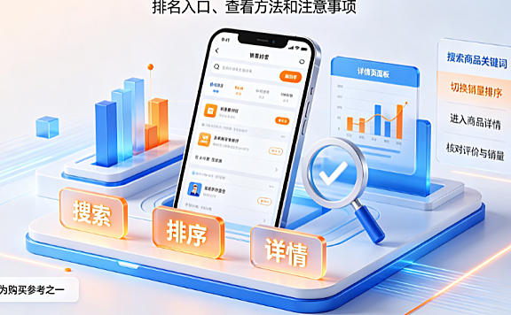 淘宝销量排名在哪里看?如何查淘宝某商品销量?官方查询指南