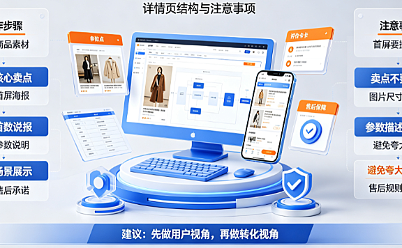 淘宝商品详情怎么弄?有什么注意事项?制作指南与合规解析