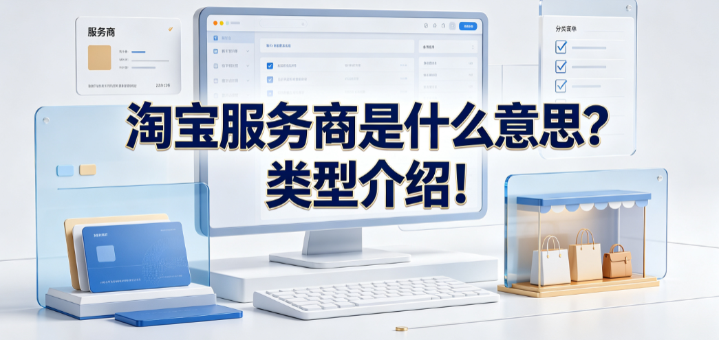 淘宝服务商是什么意思?类型介绍!