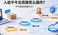 入驻千牛无货源怎么操作?千牛开店流程是什么?