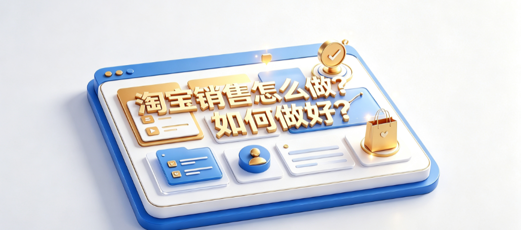 淘宝销售怎么做?如何做好?