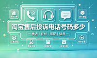 淘宝售后投诉电话号码多少?投诉渠道介绍