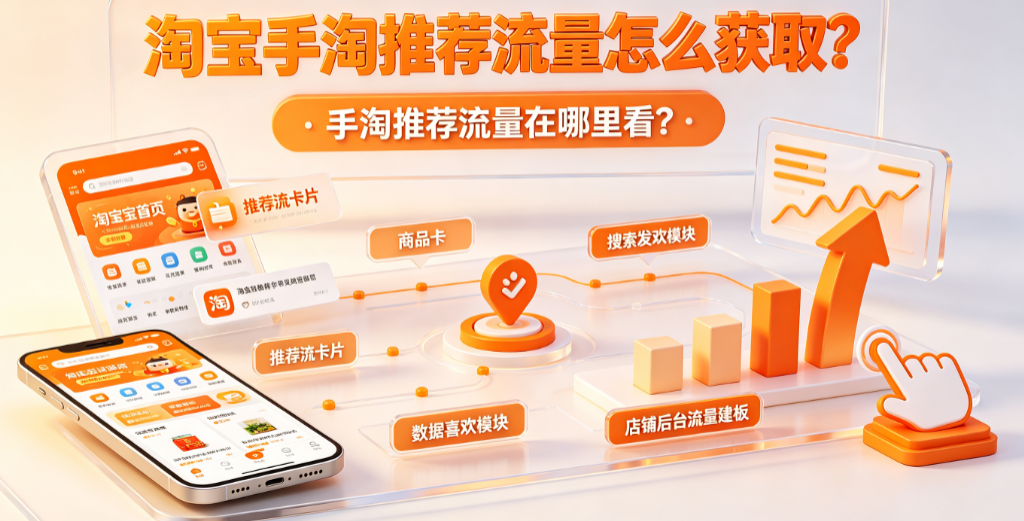 淘宝手淘推荐流量怎么获取?手淘推荐流量在哪里?