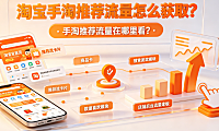 淘宝手淘推荐流量怎么获取?手淘推荐流量在哪里?