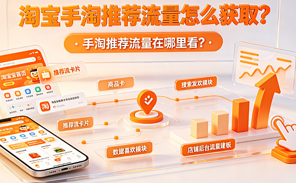 淘宝手淘推荐流量怎么获取?手淘推荐流量在哪里?